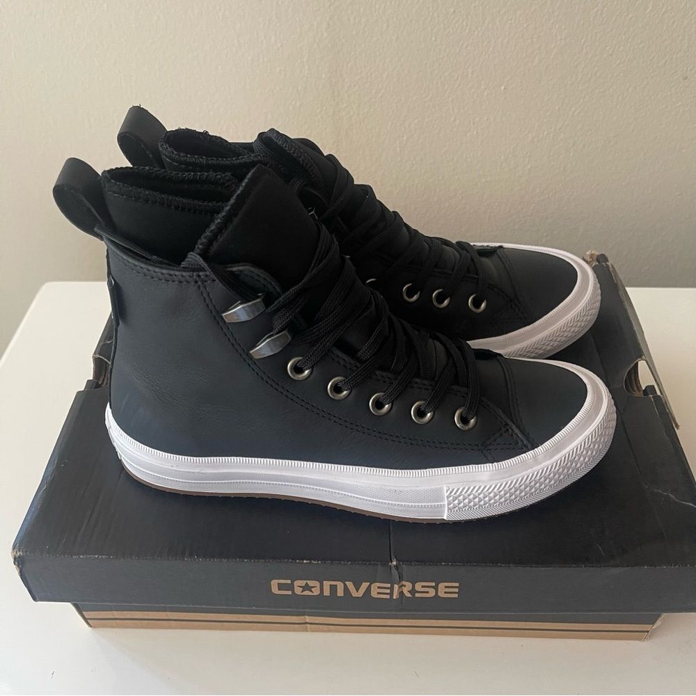 CONVERSE Chuck Taylor high top black sneakers